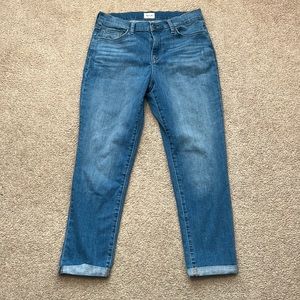 Hudson Natalie Slim Boyfriend Cuffed Jeans